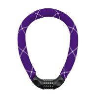 Nean számzáras kerékpárzár - Lila, 90 cm