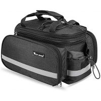 Vízálló hátsó kerékpártáska - fekete, 10-25 liter