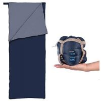 Ultralegény hálózsák cipzárral - Sötét kék