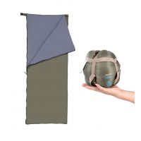 Ultraleg mini hálózsák cipzárral - Zöld