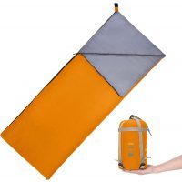 Ultrakönnyű, zipzáras hálózsák - Narancssárga