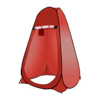 Zuhanysátor - Piros