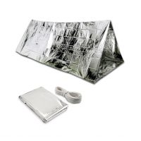 Sürgősségi termoszigetelő bivak sátor - Ezüst