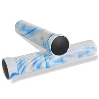 Lágyított kerékpár markolatok - Fehér-kék