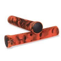 Lágyított kerékpár markolatok - Narancssárga fekete