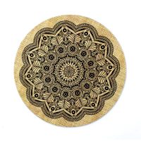 Mandala dekorációs alátét - 15 cm