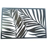 Fém fali dekoráció 20 cm - Fern