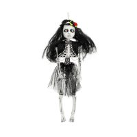 Függő dekoráció - Táncoló koponya, 40 cm