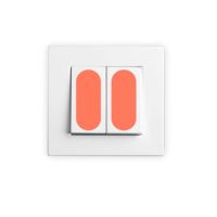 Öntapadó fényvisszaverő szalagok - neon sárga, 20 db