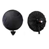 Porvédő burkolat ventilátorhoz - Fekete, 55 cm