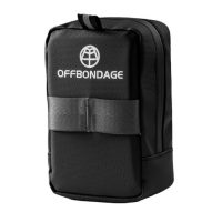 Vízálló nyeregtáska - Fekete