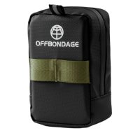 Vízálló nyeregtáska - Fekete-zöld