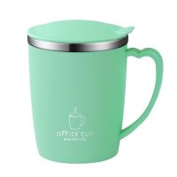 Termo bögre fedéllel 350ml - Türkiz