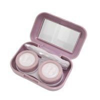 Utazási doboz a kontaktlencsékhez - Lila