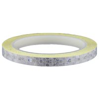 Reflexiós öntapadós szalag - Ezüst, 1 cm