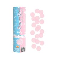 Függő konfetti - Rózsaszín körök