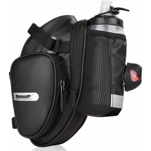 Foto - Cyklistikánál használható vízhatlan táska - Fekete