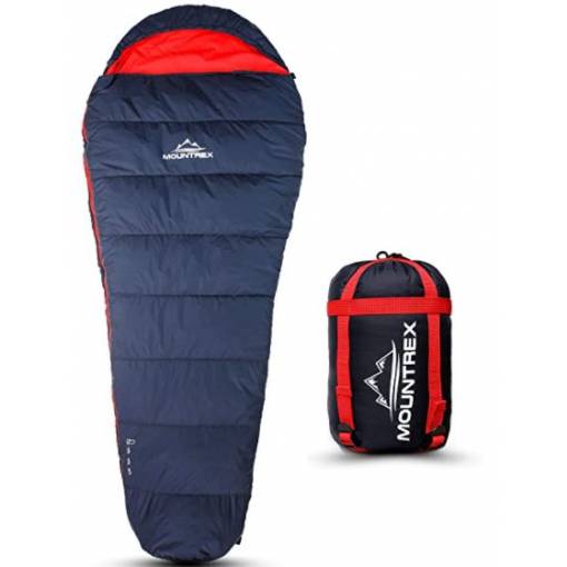 Foto - Ultrakönnyű Mountrex hálózsák - Mumifikáló, 0°C piros