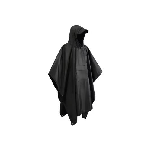 Foto - Kerékpáros poncsó - Fekete