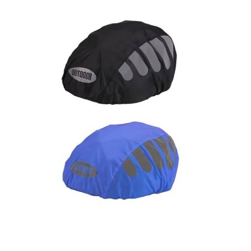 Foto - Védő sapka reflex elemekkel - Fekete és kék