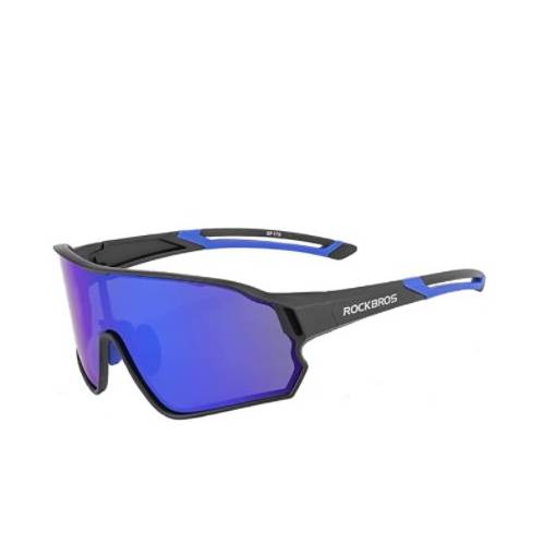 Foto - RockBROS polarizált kerékpáros napszemüveg - Fekete, UV 400, TR90