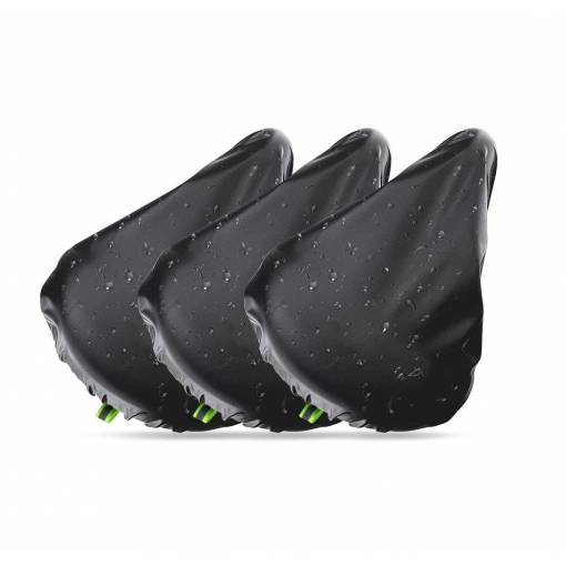 Foto - Kerékpár ülésvédő - Fekete, 3 darab