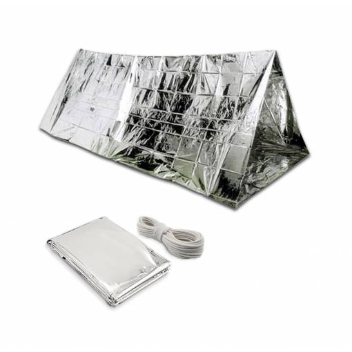 Foto - Sürgősségi termoszigetelő bivak sátor - Ezüst