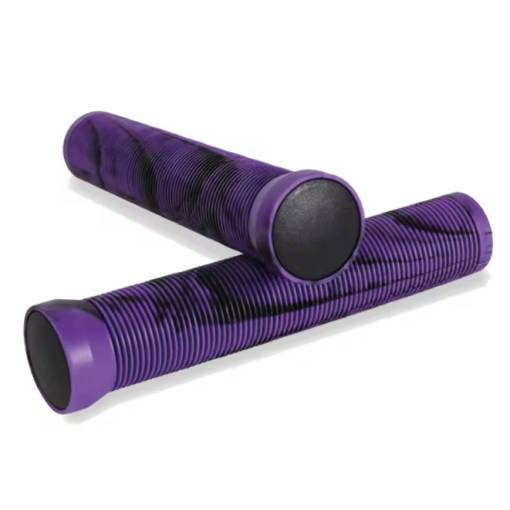 Foto - Lágyított kerékpár markolatok - Lila fekete