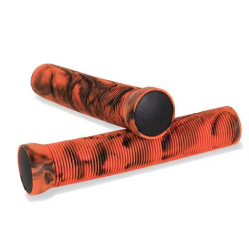 Foto - Lágyított kerékpár markolatok - Narancssárga fekete