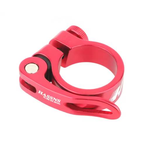 Foto - Gyorskioldós nyeregbilincs 31.8-as kerékpárokhoz - Piros