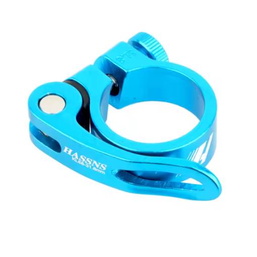 Foto - Gyorskioldós nyeregbilincs 31.8-as kerékpárokhoz - Kék