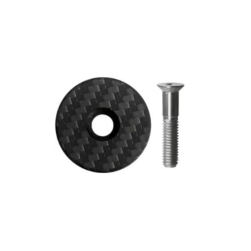 Foto - Matt karbon fejvédő - Ezüst csavar