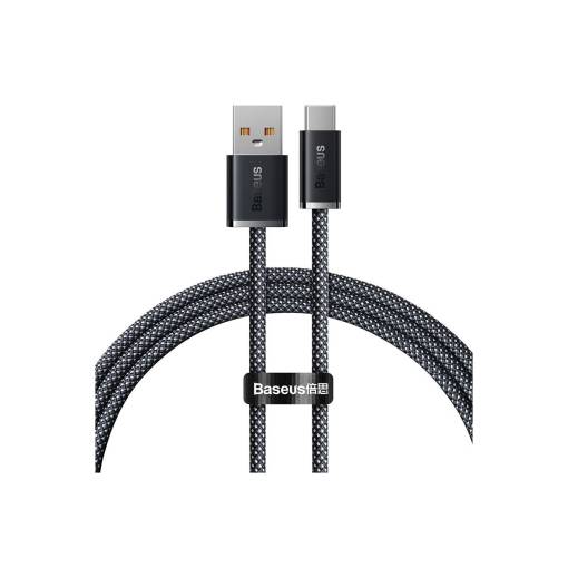 Foto - Baseus tápkábel USB-A - USB-C 100W - 1 méter, szürke