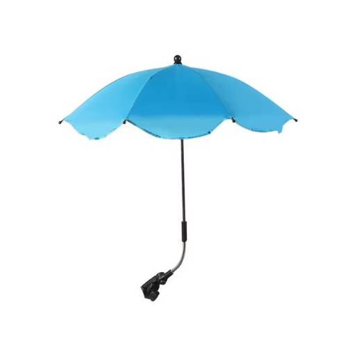 Foto - UV-védelemmel és babakocsira rögzítéssel ellátott állítható napernyő - Világoskék