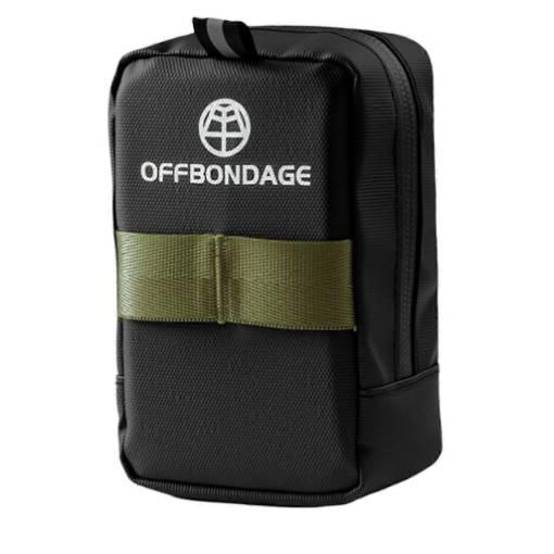 Foto - Vízálló nyeregtáska - Fekete-zöld