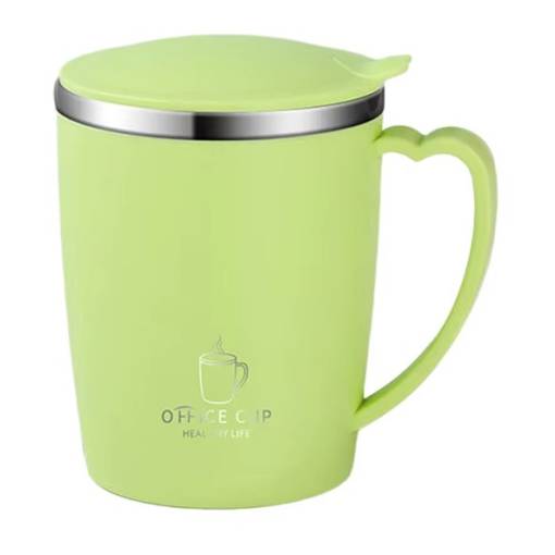 Foto - Termo bögre fedéllel 350ml - Világos zöld