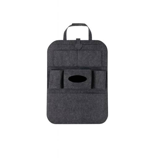 Foto - Autó hátsó ülésre való szervező – többfunkciós rögzítő zseb - Szürke