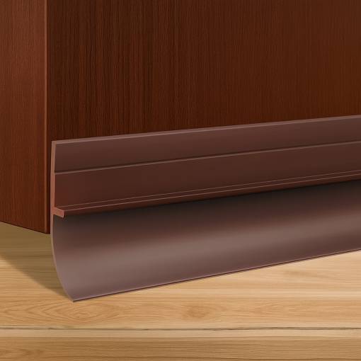 Foto - Öntapadó ajtóél 100 cm - Barna