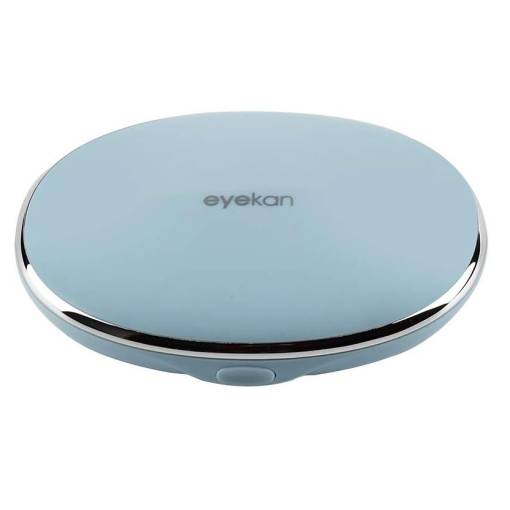 Foto - Hordozható utazós doboz kontaktlencséhez tükörrel - Rózsaszín