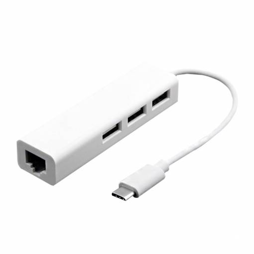 Foto - USB-C adapter/hub 4 az 1-ben - Fehér
