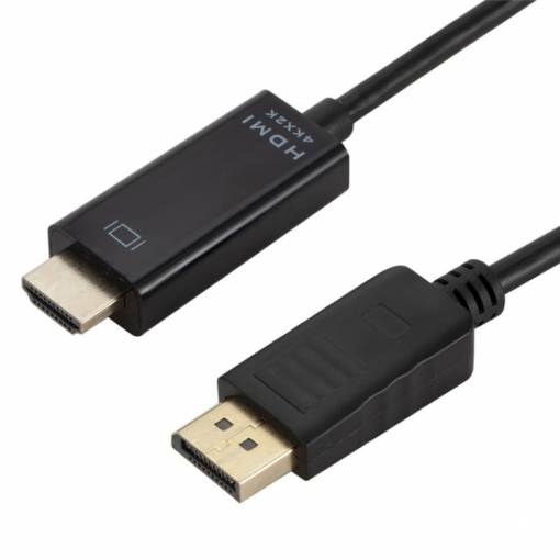 Foto - 4K x 2K DisplayPort / HDMI kábel (1,8 m) - Fekete