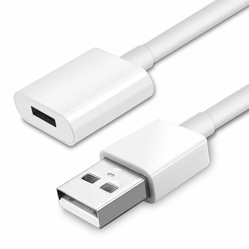 Foto - Töltő kábel Apple Pencil-hoz - Fehér