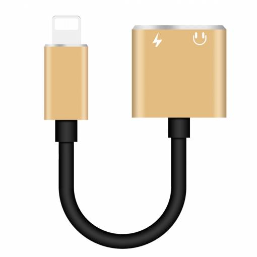 Foto - Redukció z lightning na 2x lightning - Arany