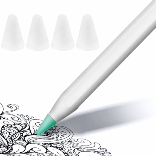 Foto - Apple Pencil Tip Cover (8 db) - Átlátszó