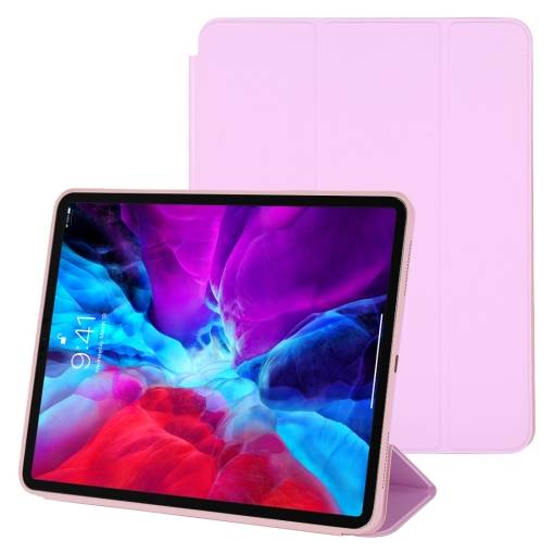 Foto - PU ház Apple iPad Pro 12.9 (2020) - Rózsaszín
